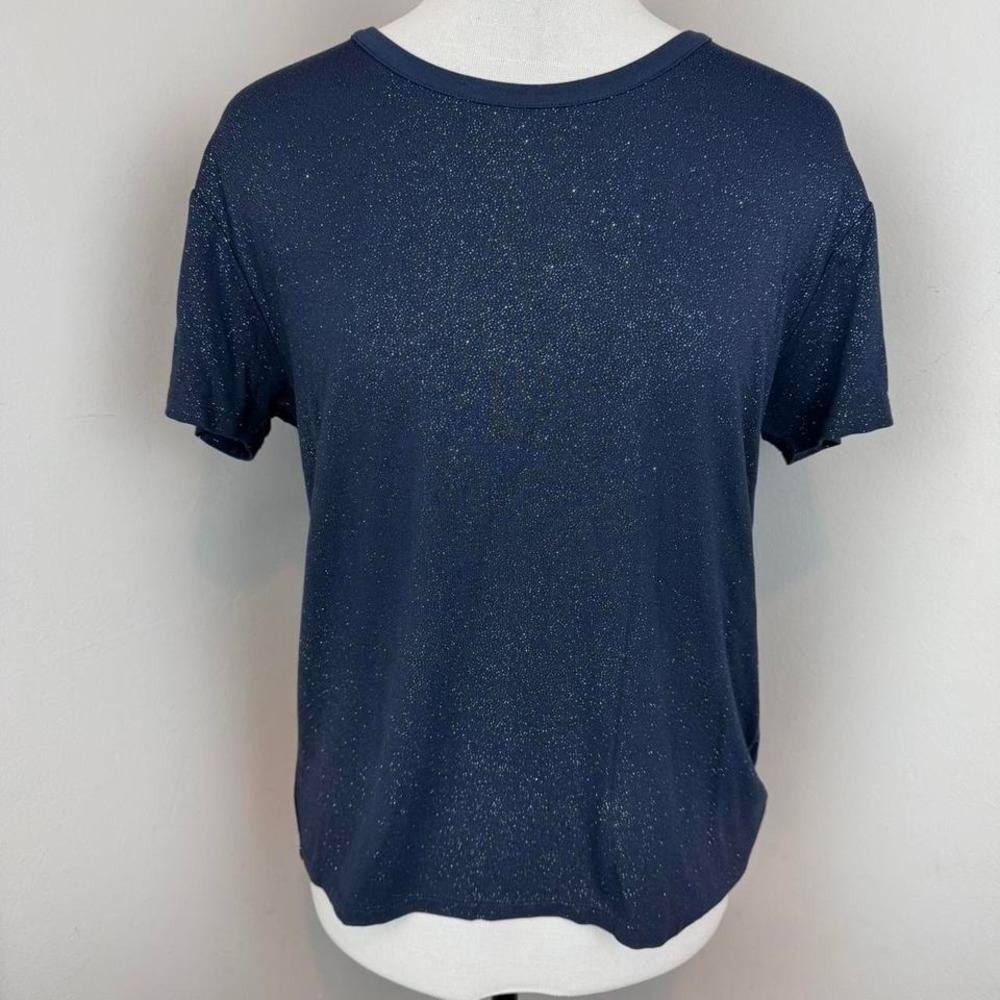 Chaser Dark Blue Glittery Top